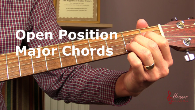 Open Position Major Chords