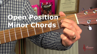 Open Position Minor Chords