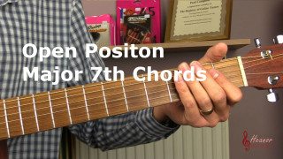Open Position Major 7th Chords